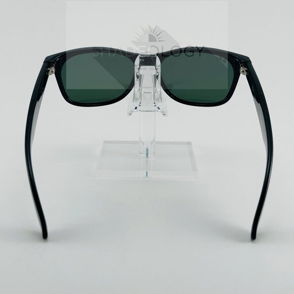 Ray-Ban Sunglasses New Wayfarer Classic RB2132 901 Black Green G-15 Lens 58mm main image 5